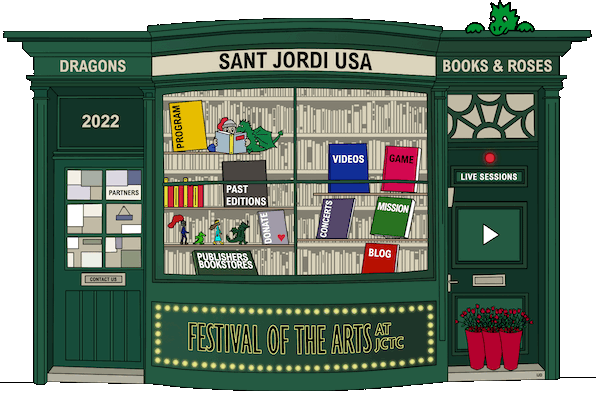 Sant Jordi USA 2023 Sant Jordi USA 2022 illustration