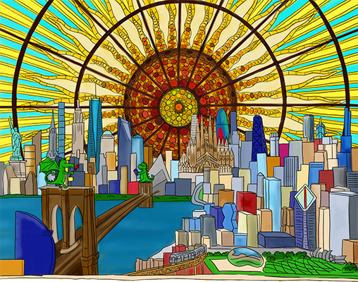 Sant Jordi USA 2023 Sant Jordi USA 2023 illustration