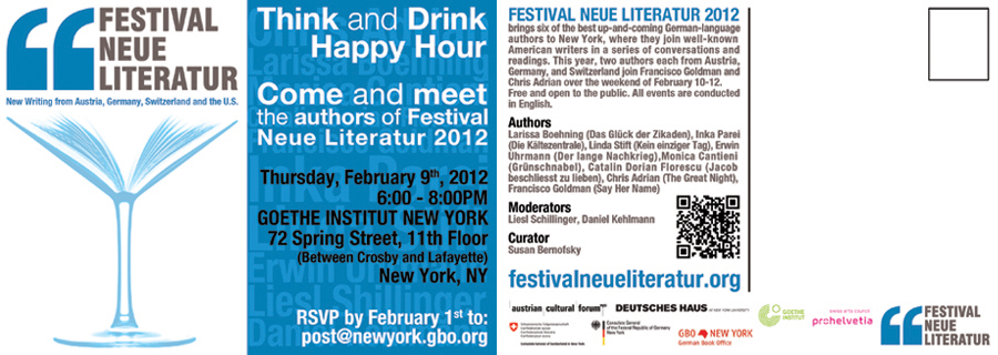 Festival Neue Literatur 2012