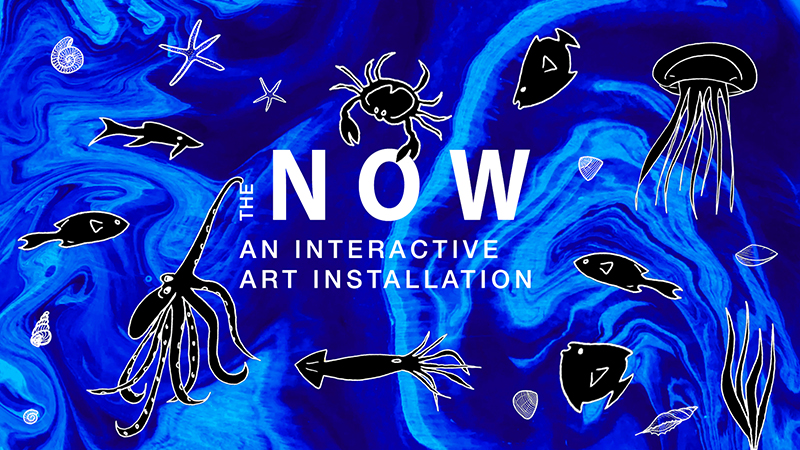the now video interactive public art installation