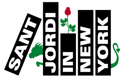 Sant Jordi NYC 2020 - Logo Desgined by Xavier Clavijo Mercader with Illustration by Isabelle Duverger
